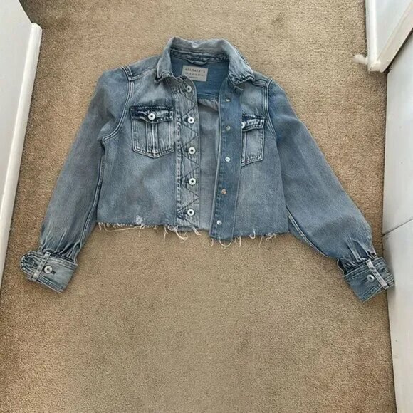 All saints denim jacket 6 - Picture 1 of 5